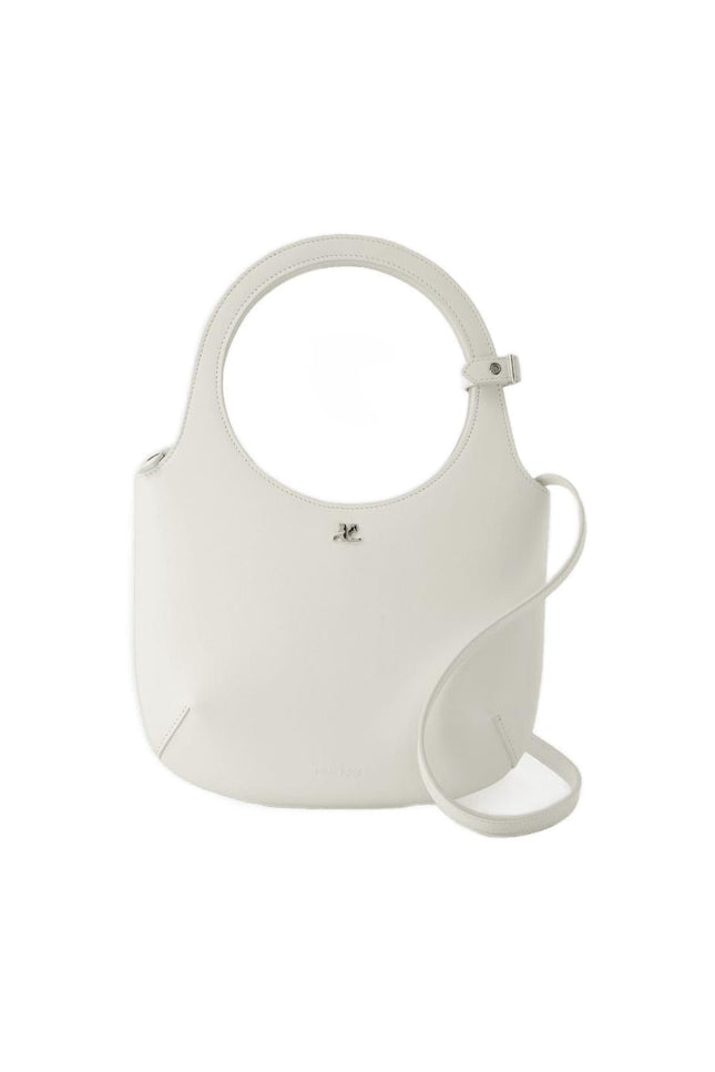 Holy Handtasche - Courreges - Leder - Gebrochenes Weiß