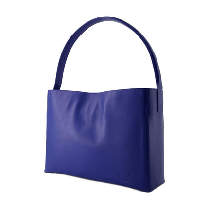 Leonore L Schultertasche - Ines de la Fressange - Leder - Kobaltblau