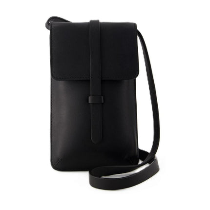 Leonore Schultertasche - Ines de la Fressange - Leder - Schwarz