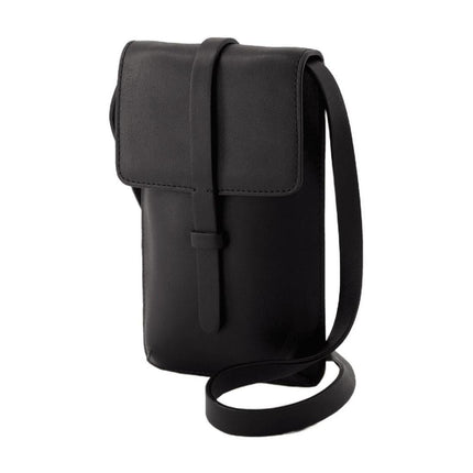 Leonore Schultertasche - Ines de la Fressange - Leder - Schwarz