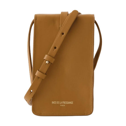 Leonore Schultertasche - Ines de la Fressange - Leder - Camel