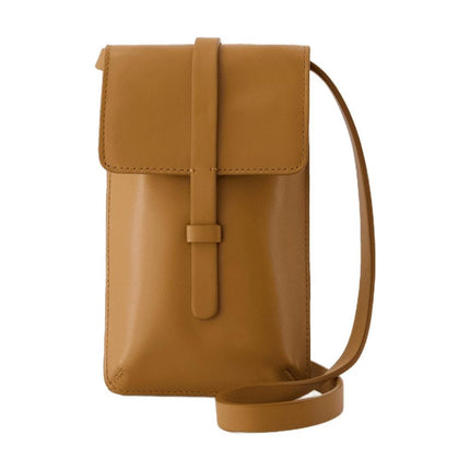 Leonore Schultertasche - Ines de la Fressange - Leder - Camel