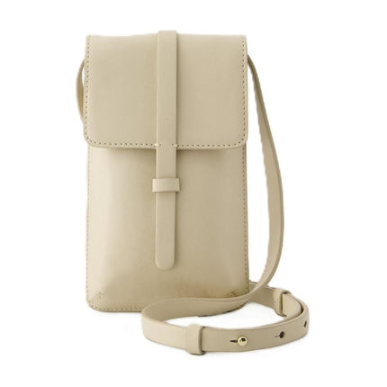 Leonore Schultertasche - Ines de la Fressange - Leder - Light Sand