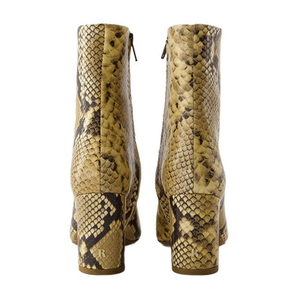 Celeste Stiefeletten - Rouje - Leder - Python Natural