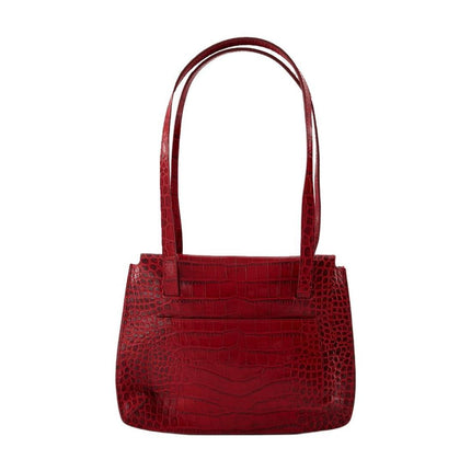 Apero Handtasche - Rouje - Leder - Kroko Rot