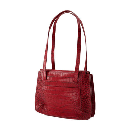 Apero Handtasche - Rouje - Leder - Kroko Rot