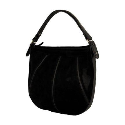 Metro Schultertasche - Rouje - Leder - Schwarz