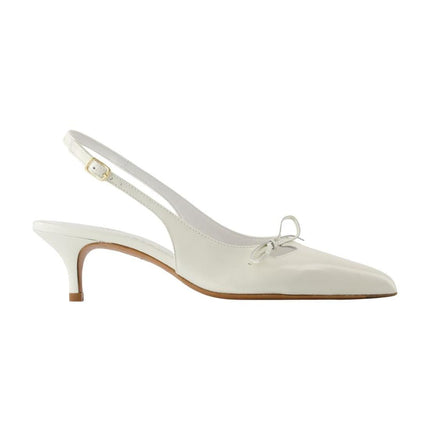Milanaise-Pumps - Rouje - Leder - Beige
