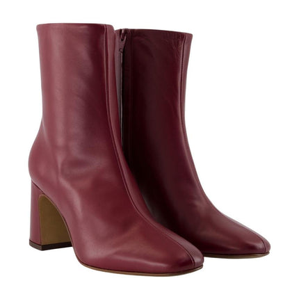 Stiefeletten Claudia - Rouje - Leder - Bordeaux