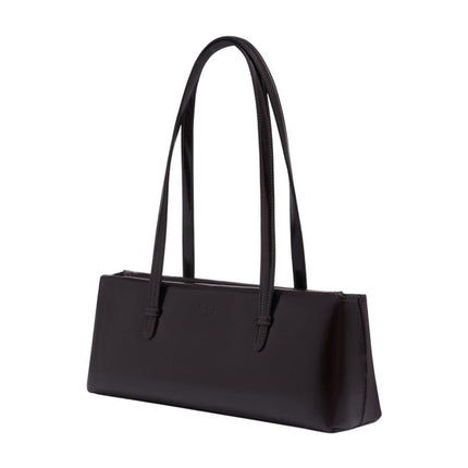 Schultertasche 90 cm lang - Rouje - Leder - Braun