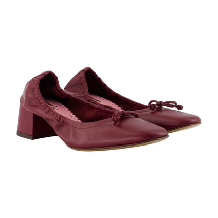Pumps Nicoise - Rouje - Leder - Bordeaux