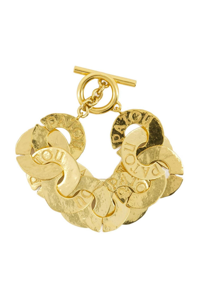 Antikes Armband Ecken - PATOU - Metall - Vergoldet