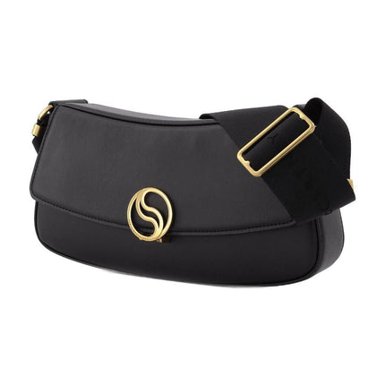 Kleine Kettentasche in Schwarz