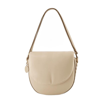 Tasche M Flap Puffy Alter Mat - Stella Mccartney - Veganes Leder - Beige