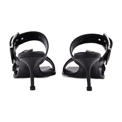 Lederpumps Weiß / Silber