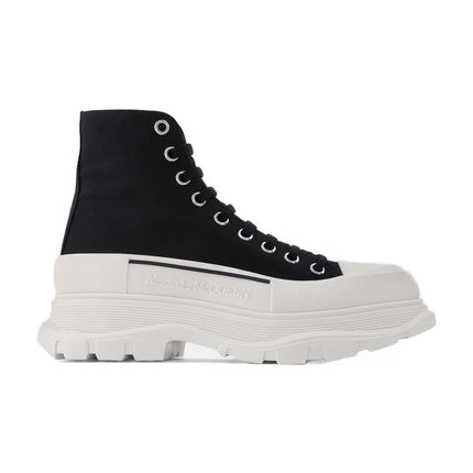Tread Slick Sneakers - Alexander Mcqueen -  Black/White - Canva