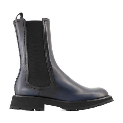 Chelsea Boots - Alexander McQueen - Leder - Anthrazit
