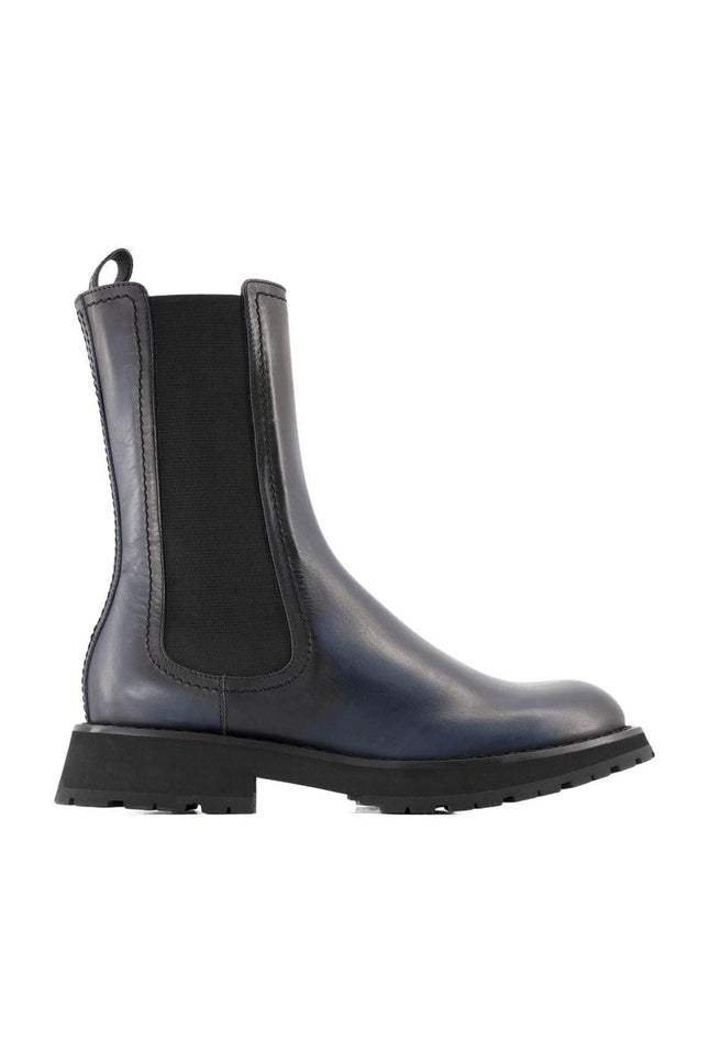 Chelsea Boots - Alexander McQueen - Leder - Anthrazit