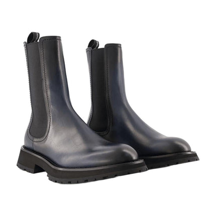 Chelsea Boots - Alexander McQueen - Leder - Anthrazit