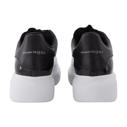 Sneakers Oversize aus schwarzem Leder