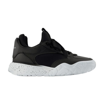 Court Sneakers - Alexander Mcqueen - Black/White - Leather