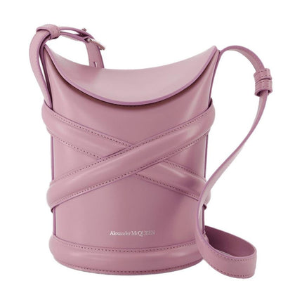 The Curve Hobo Bag - Alexander Mcqueen - Antic Pink - Leather