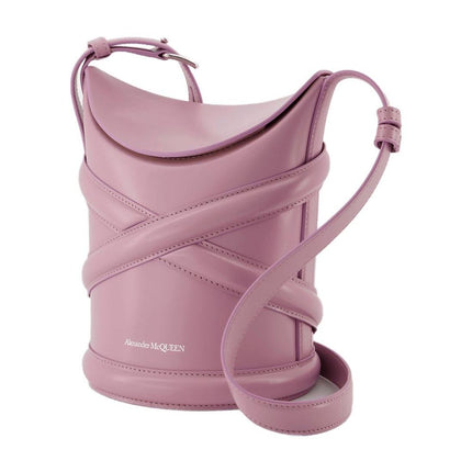 The Curve Hobo Bag - Alexander Mcqueen - Antic Pink - Leather