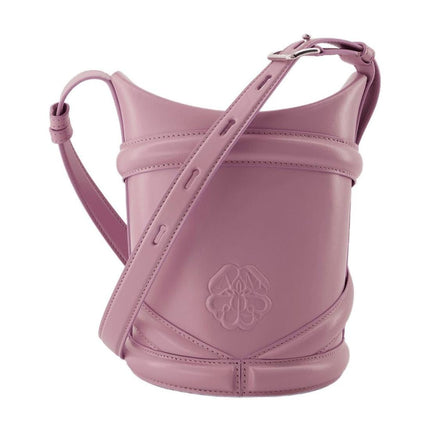 The Curve Hobo Bag - Alexander Mcqueen - Antic Pink - Leather