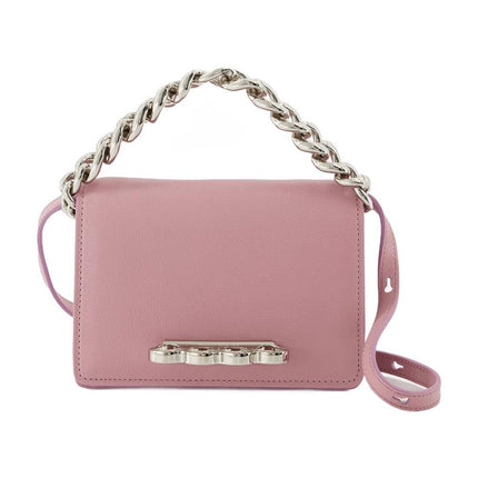 Four Ring Mini Bag - Alexander Mcqueen - Pink Antique - Leather