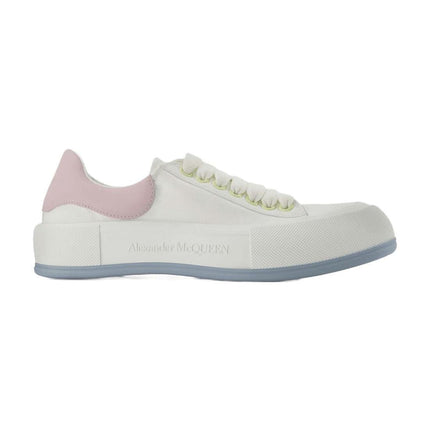 Oversized Sneakers - Alexander Mcqueen - White/Pink - Leather