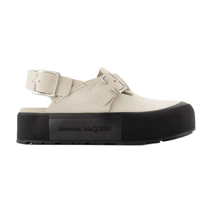 Oversize Flat Shoes - Alexander Mcqueen - Multi - Leather