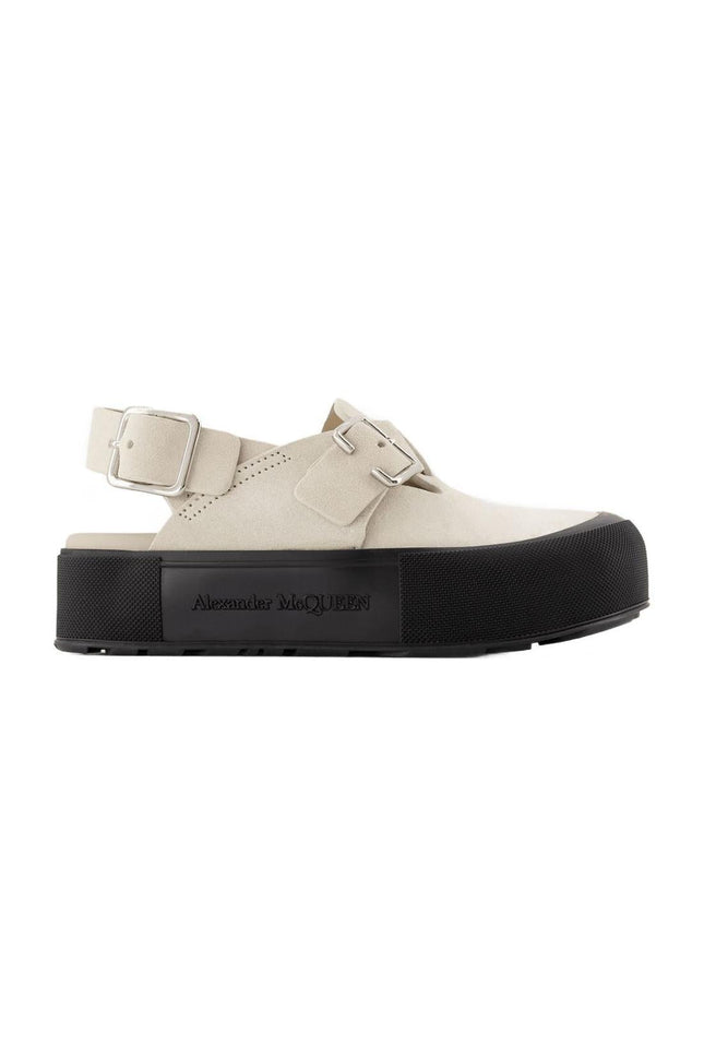 Oversize Flat Shoes - Alexander Mcqueen - Multi - Leather