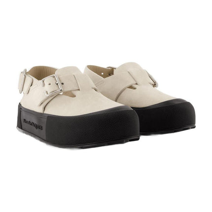 Oversize Flat Shoes - Alexander Mcqueen - Multi - Leather