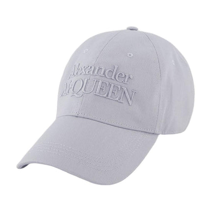 Logo-Cap - Alexander Mcqueen - Baumwolle - Hellgrau