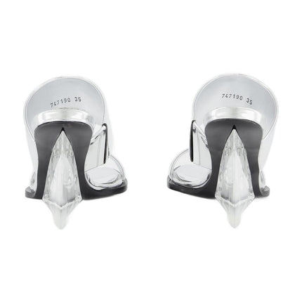 Sandalen - Alexander Mcqueen - Leder - Silber