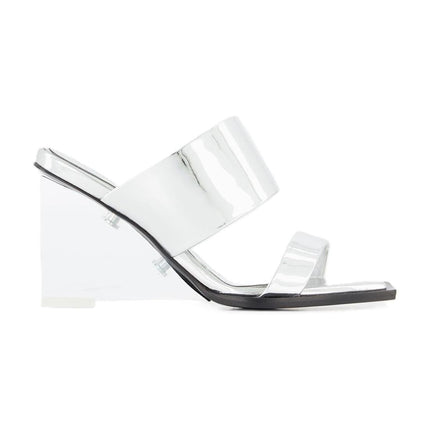 Sandalen - Alexander Mcqueen - Leder - Silber