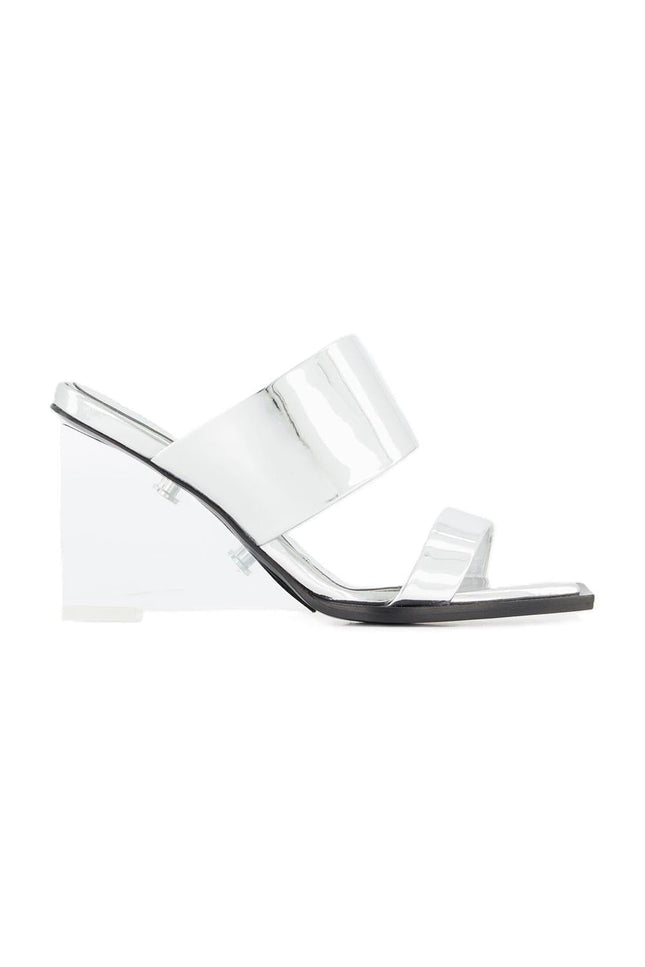 Sandalen - Alexander Mcqueen - Leder - Silber