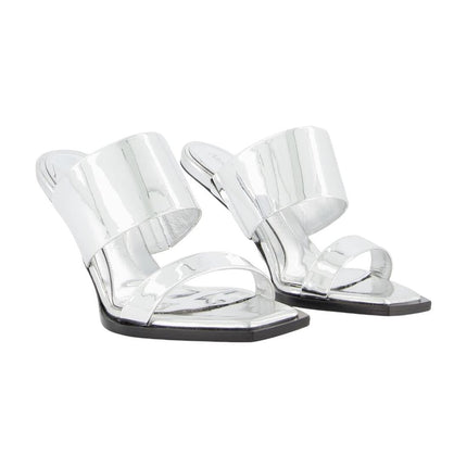 Sandalen - Alexander Mcqueen - Leder - Silber