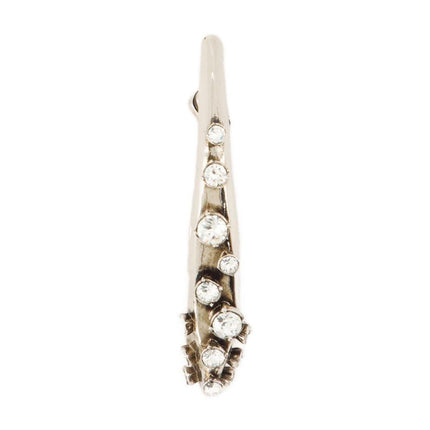 Pave Faceted Ohrringe - Alexander Mcqueen - Silber