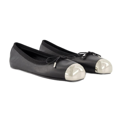 Punk-Ballerinas - Alexander Mcqueen - Leder - Schwarz/Silber