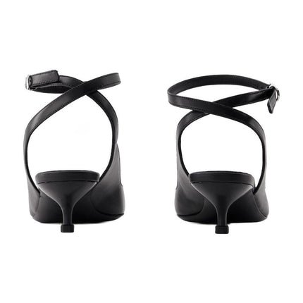 Punk-Sandalen - Alexander Mcqueen - Leder - Schwarz/Silber