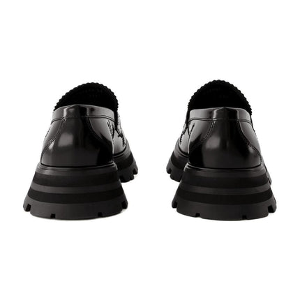 Wander Ankle Boots - Alexander Mcqueen - Black/White - Leather