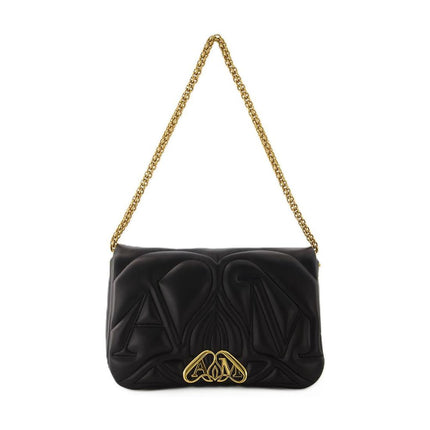 The Seal Schultertasche - Alexander McQueen - Leder - Schwarz