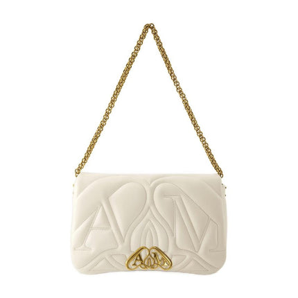 The Seal Schultertasche - Alexander McQueen - Leder - Ivory