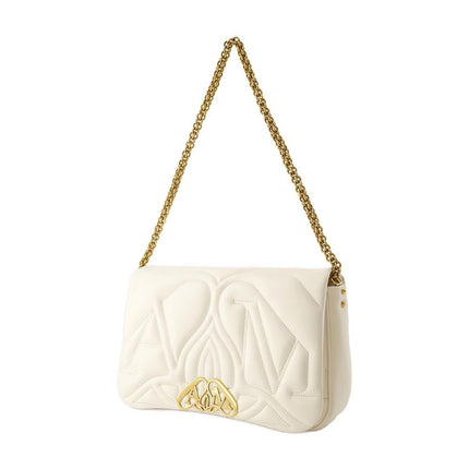 The Seal Schultertasche - Alexander McQueen - Leder - Ivory