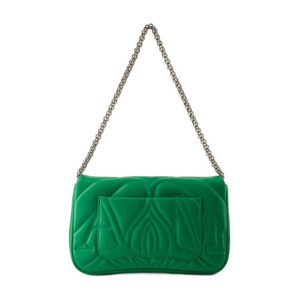 The Seal Schultertasche - Alexander McQueen - Leder - Grün