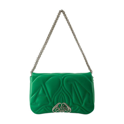 The Seal Schultertasche - Alexander McQueen - Leder - Grün