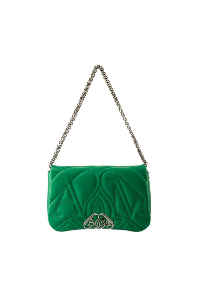 The Seal Schultertasche - Alexander McQueen - Leder - Grün