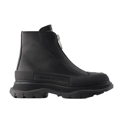 Tread Slick Stiefeletten - Alexander Mcqueen - Leder - Schwarz