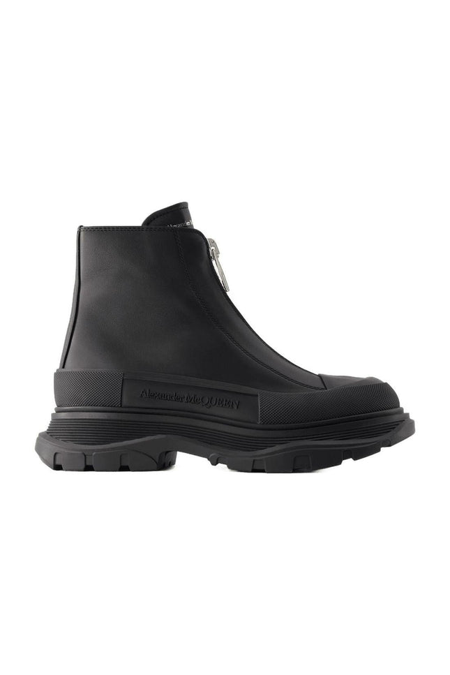 Tread Slick Stiefeletten - Alexander Mcqueen - Leder - Schwarz
